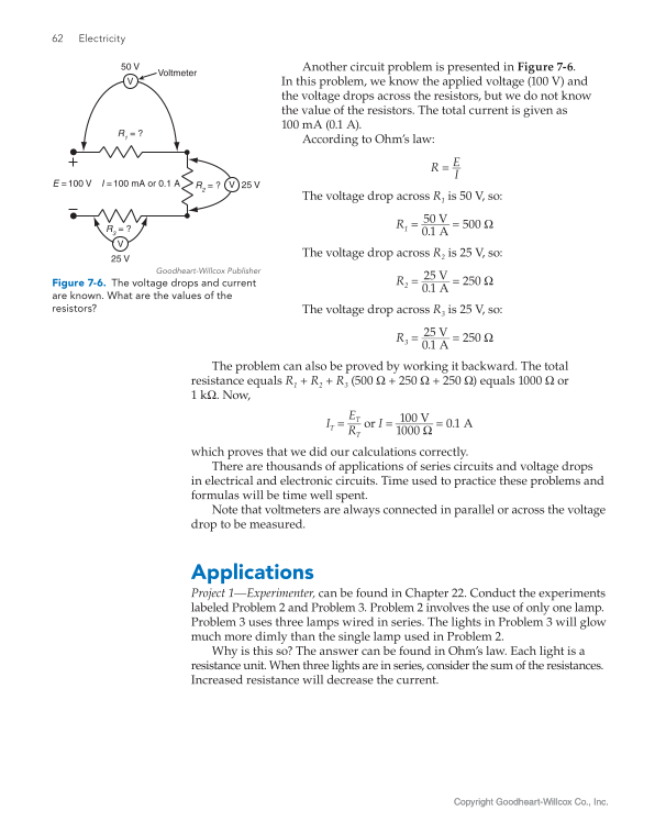 Electricity, 11th Edition page 62