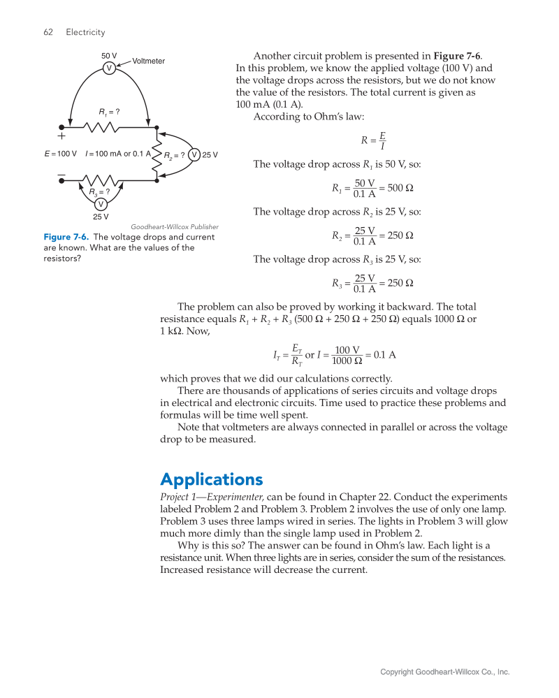 Electricity, 11th Edition page 62