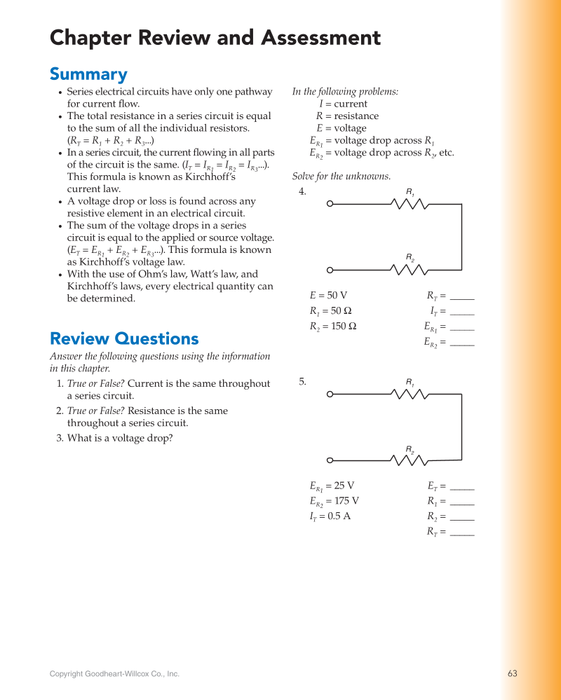 Electricity, 11th Edition page 63
