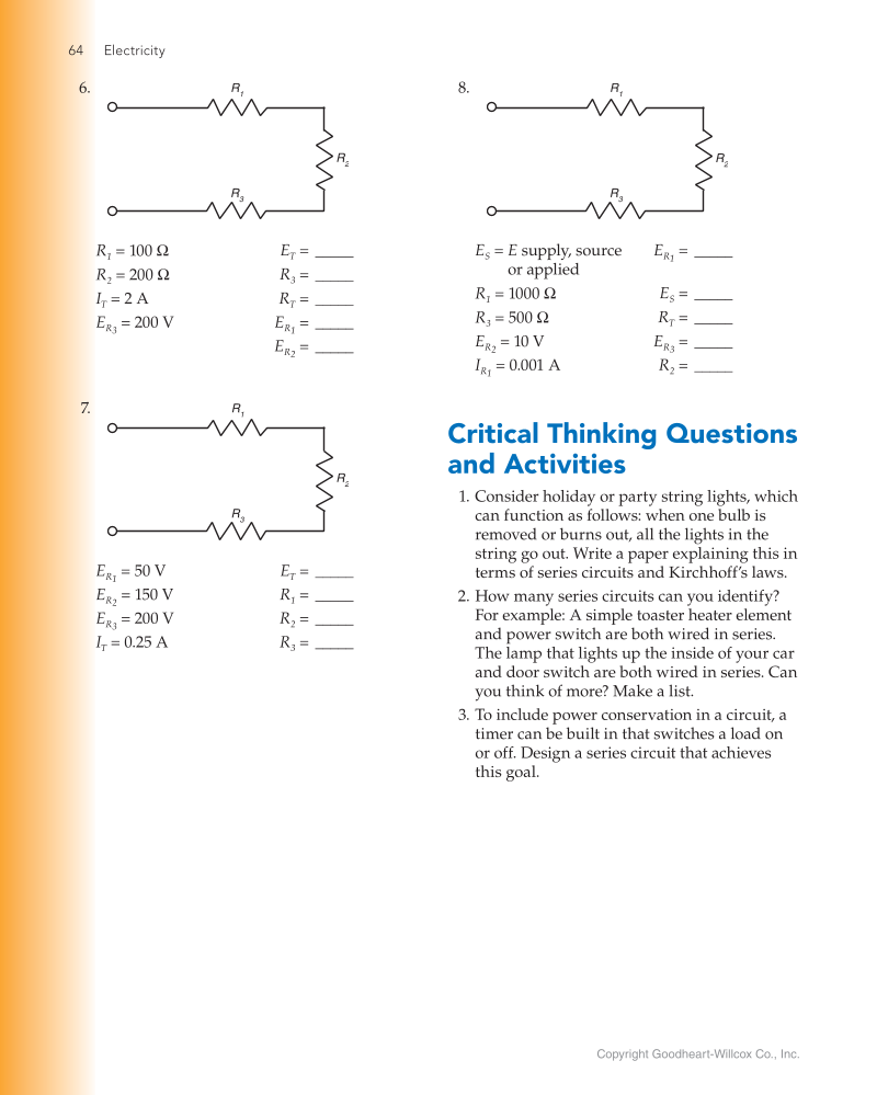 Electricity, 11th Edition page 64