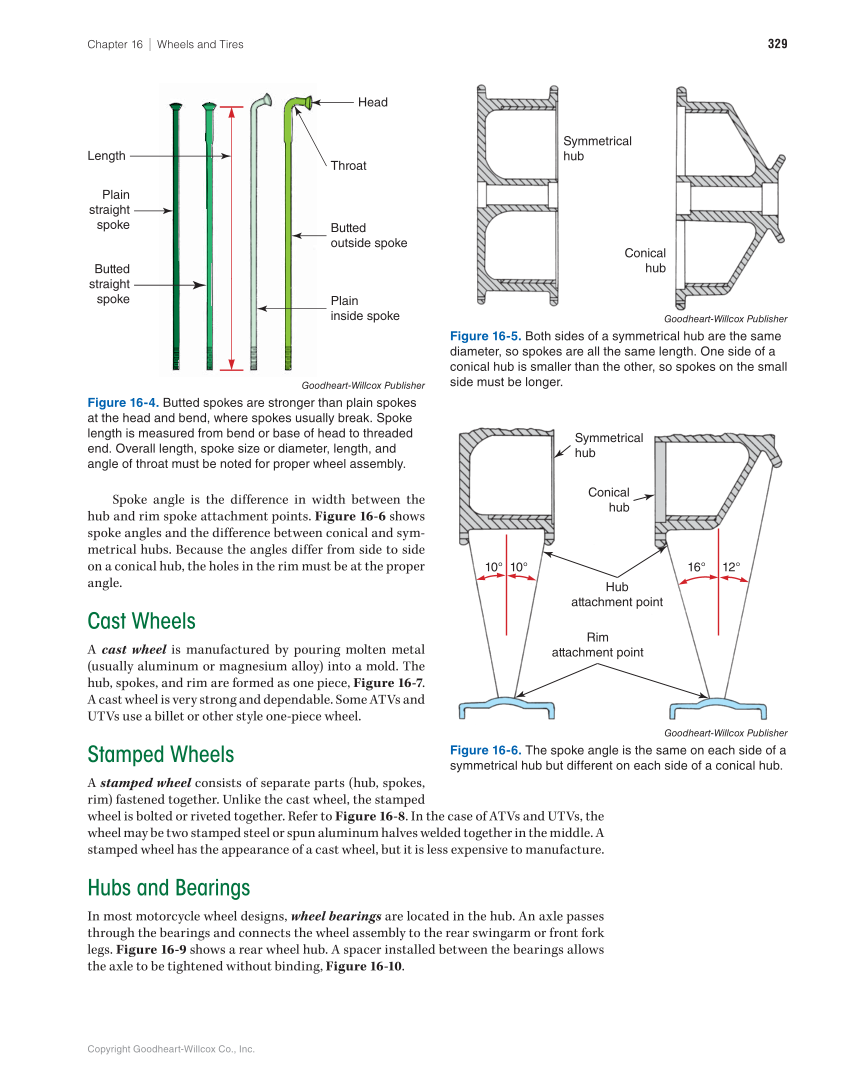 Motorcycles: Fundamentals, Service, Repair, 4th Edition page 329