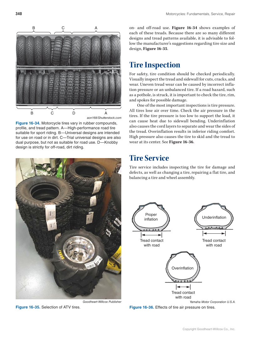 Motorcycles: Fundamentals, Service, Repair, 4th Edition page 340