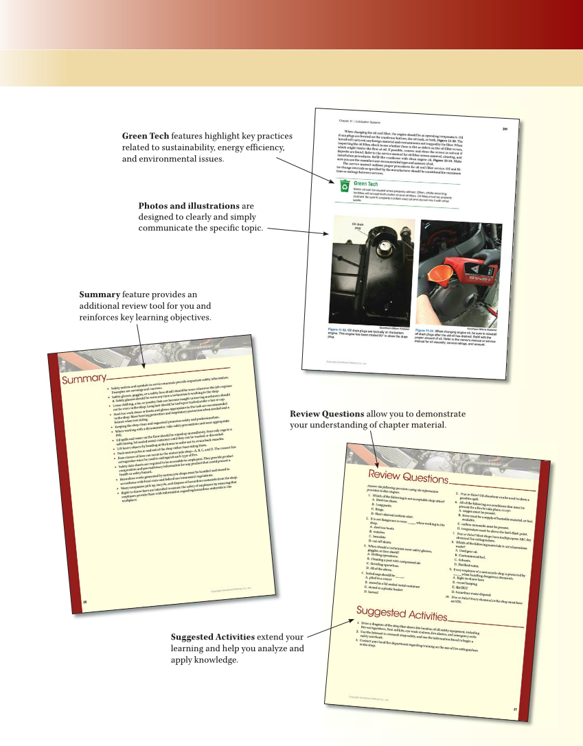 Motorcycles: Fundamentals, Service, Repair, 4th Edition page M5