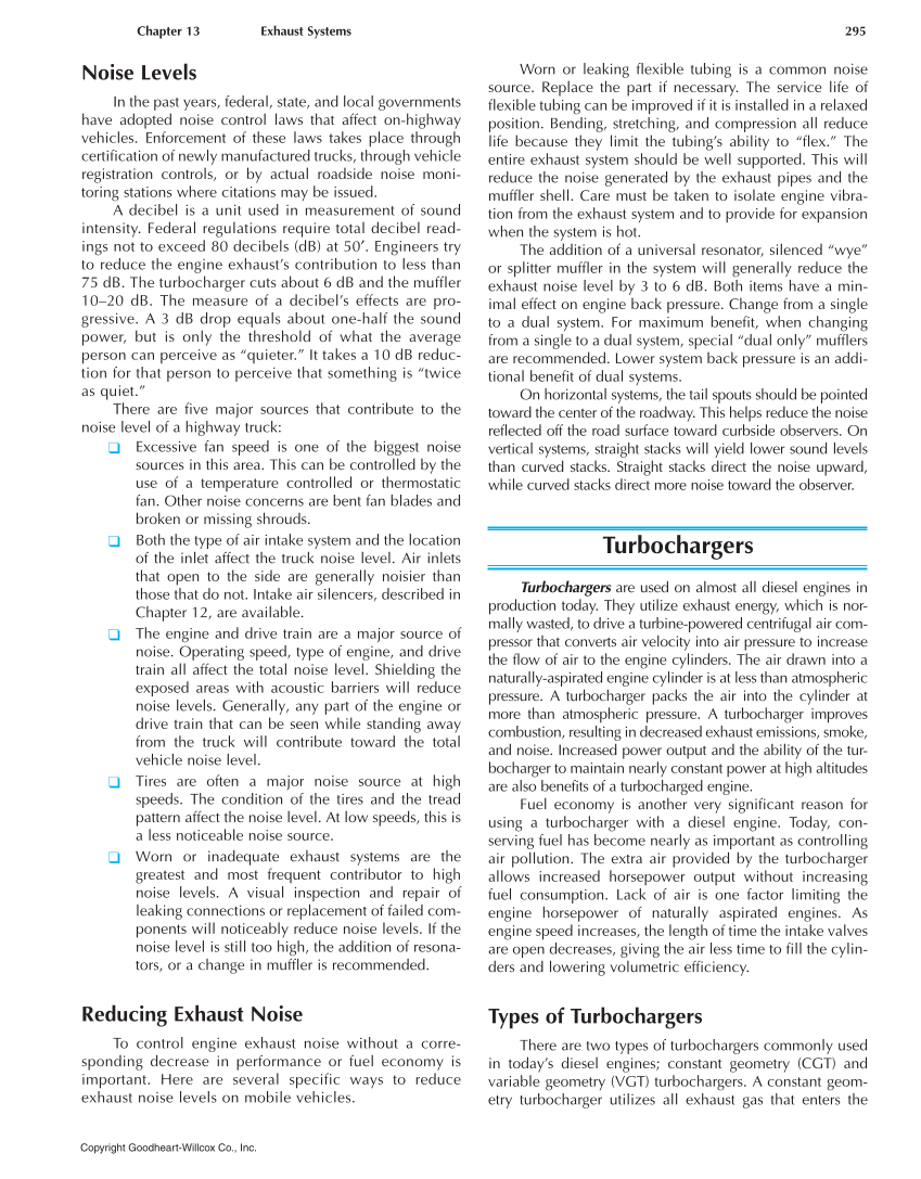 Diesel Technology, 8th Edition page 295