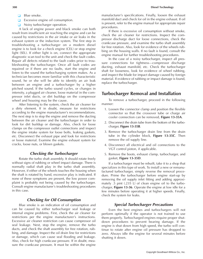 Diesel Technology, 8th Edition page 300