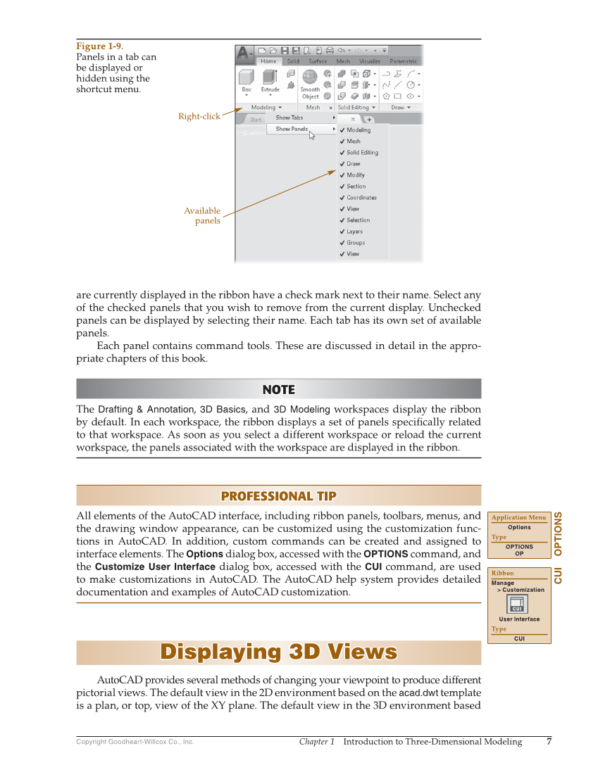 AutoCAD and Its Applications—Comprehensive 2020, 27th Edition page 7