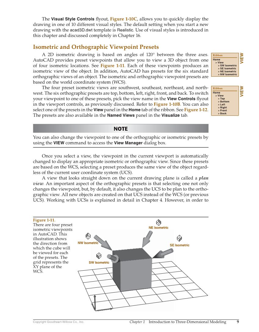 AutoCAD and Its Applications—Comprehensive 2020, 27th Edition page 9