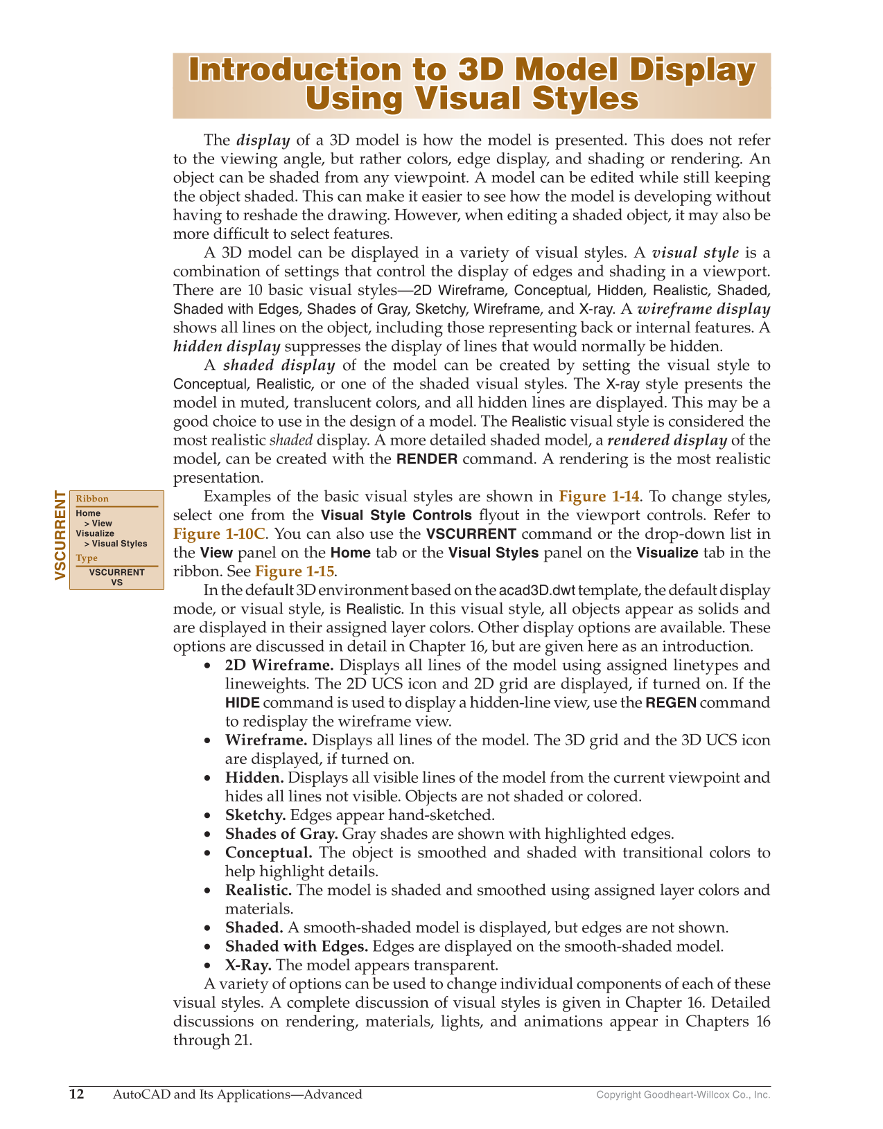 AutoCAD and Its Applications—Comprehensive 2020, 27th Edition page 12