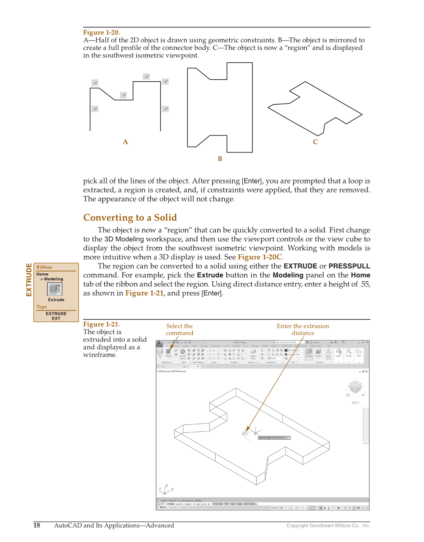 AutoCAD and Its Applications—Comprehensive 2020, 27th Edition page 18