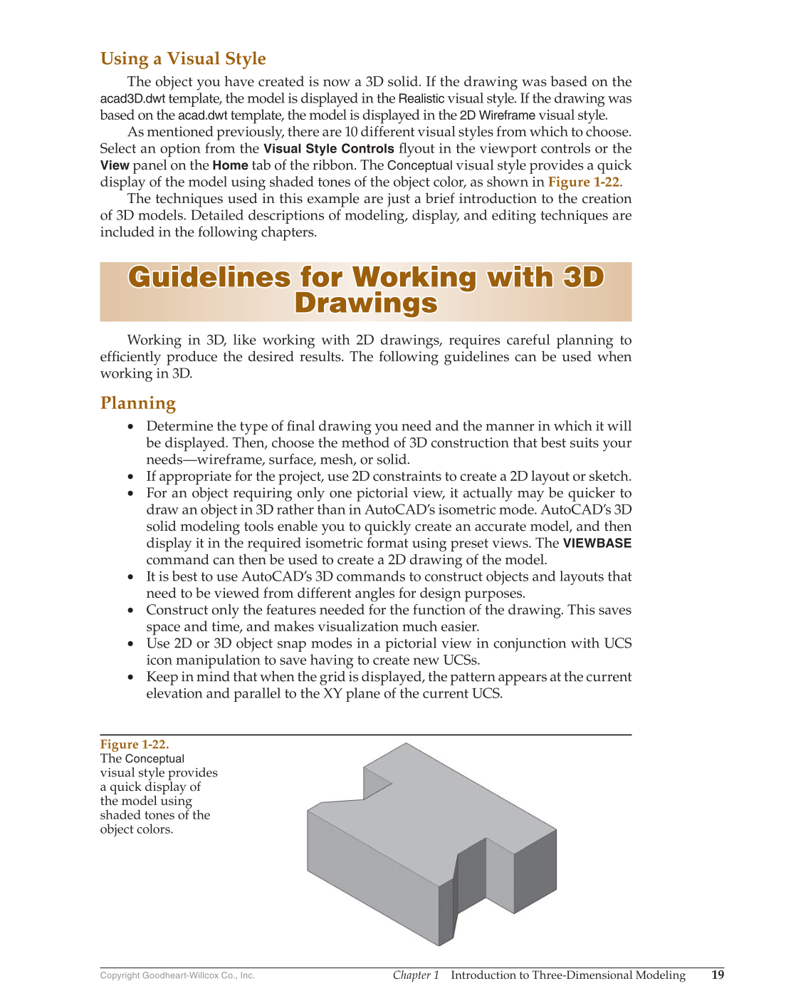 AutoCAD and Its Applications—Comprehensive 2020, 27th Edition page 19