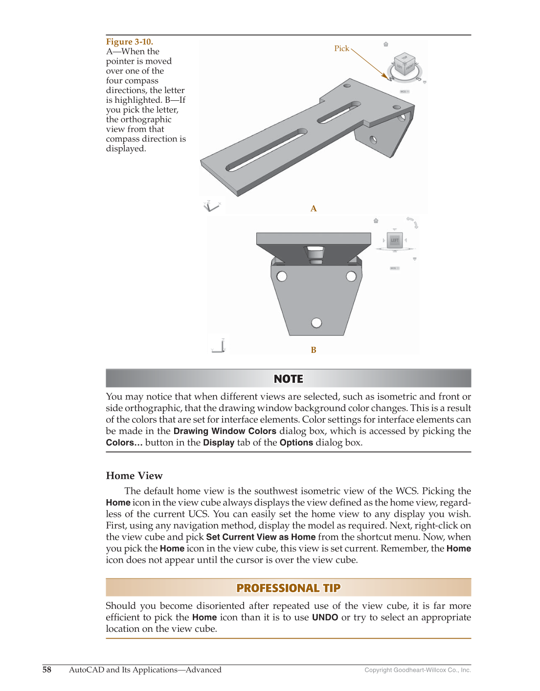 AutoCAD and Its Applications—Comprehensive 2020, 27th Edition page 58