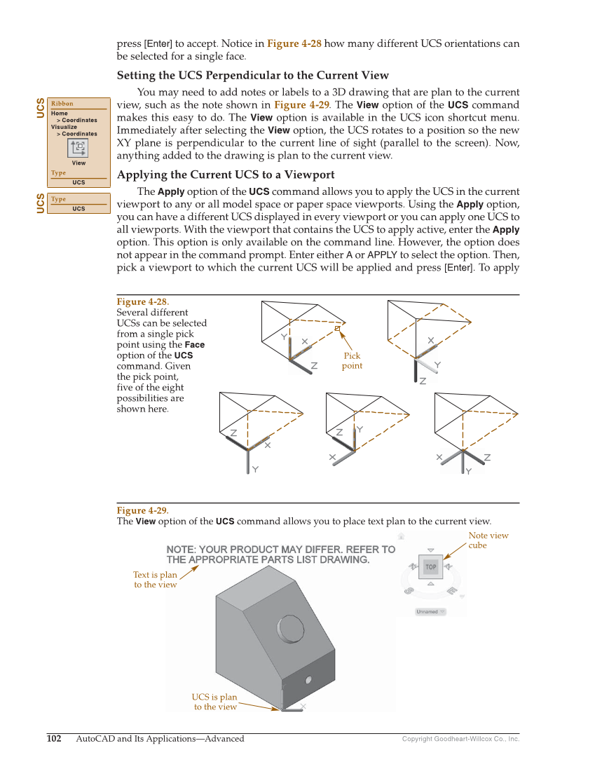 AutoCAD and Its Applications—Comprehensive 2020, 27th Edition page 102
