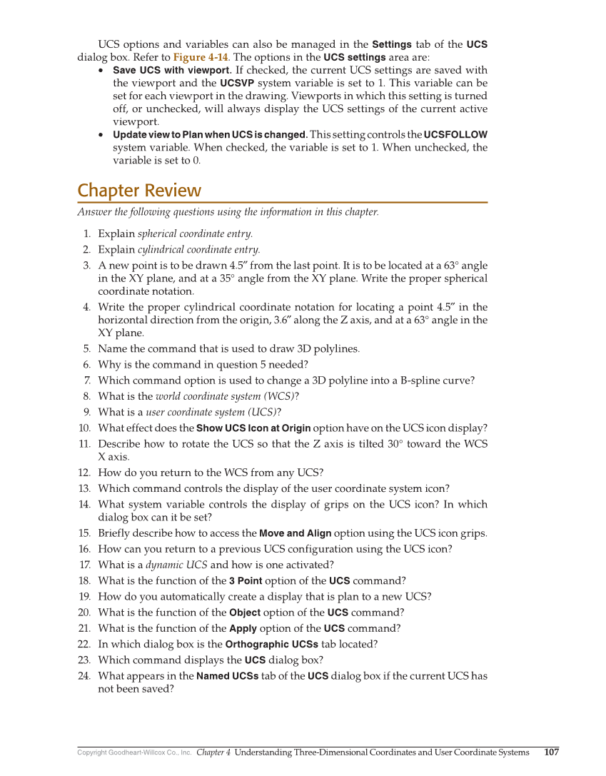 AutoCAD and Its Applications—Comprehensive 2020, 27th Edition page 107