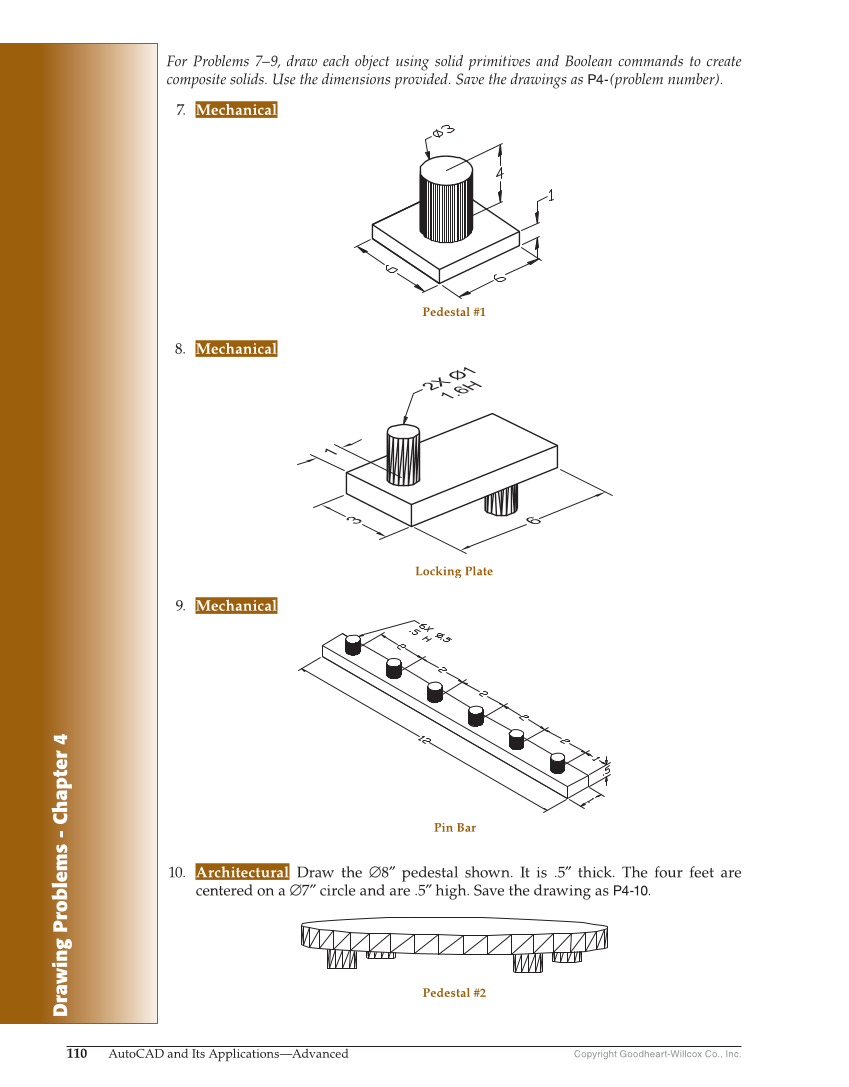 AutoCAD and Its Applications—Comprehensive 2020, 27th Edition page 110