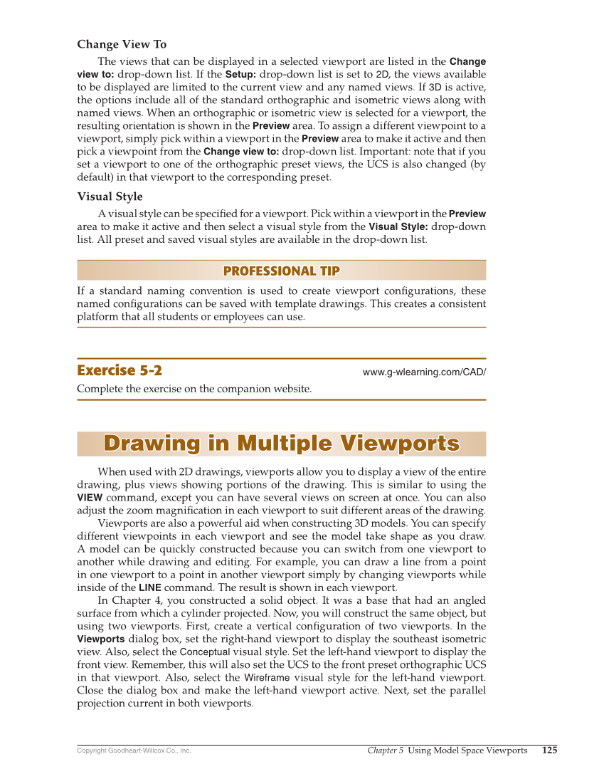 AutoCAD and Its Applications—Comprehensive 2020, 27th Edition page 125