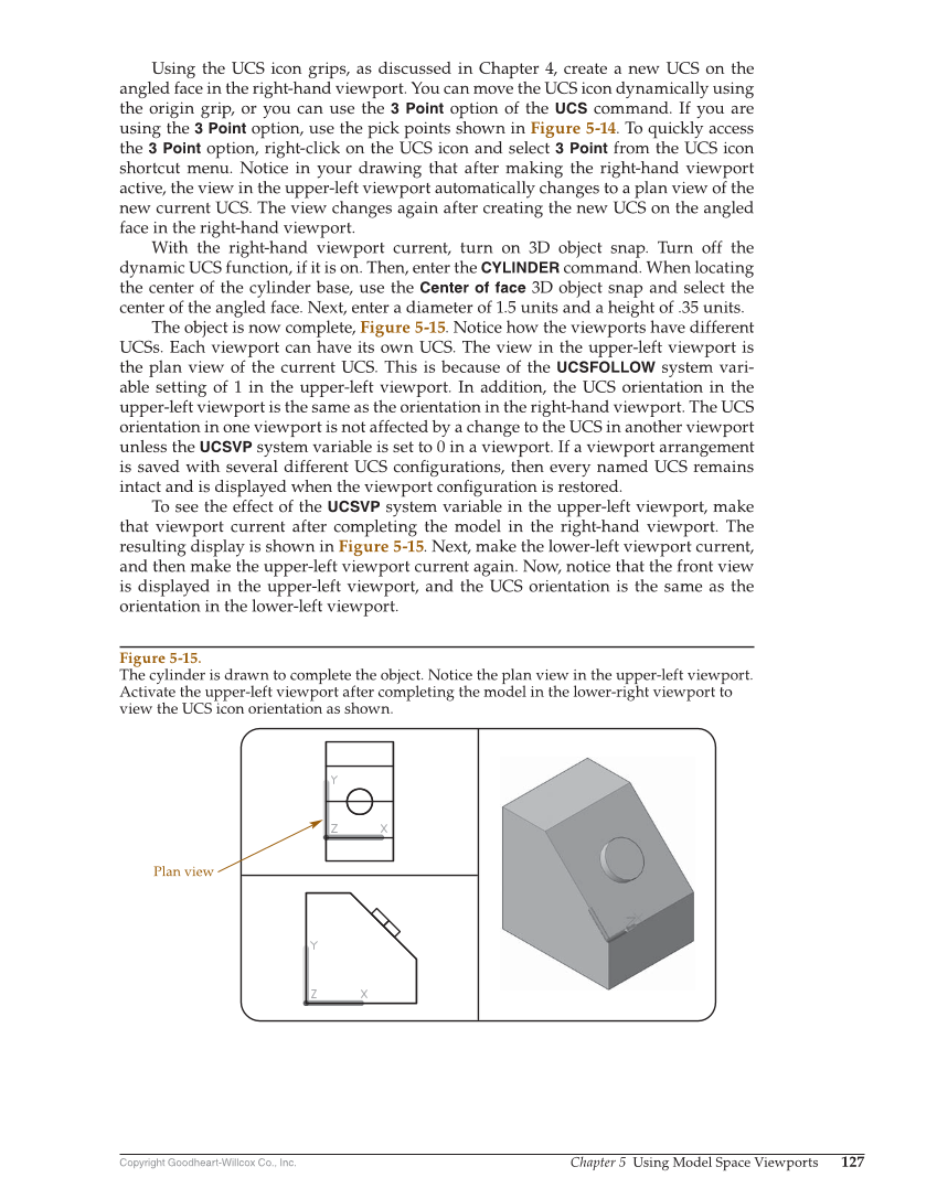 AutoCAD and Its Applications—Comprehensive 2020, 27th Edition page 127