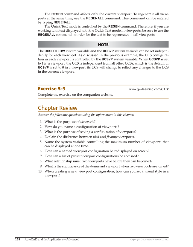 AutoCAD and Its Applications—Comprehensive 2020, 27th Edition page 128