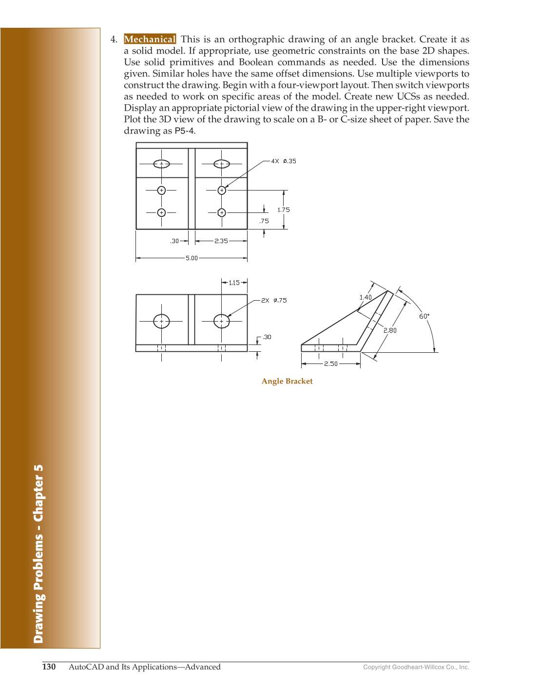 AutoCAD and Its Applications—Comprehensive 2020, 27th Edition page 130