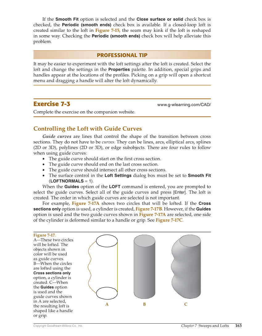 AutoCAD and Its Applications—Comprehensive 2020, 27th Edition page 163