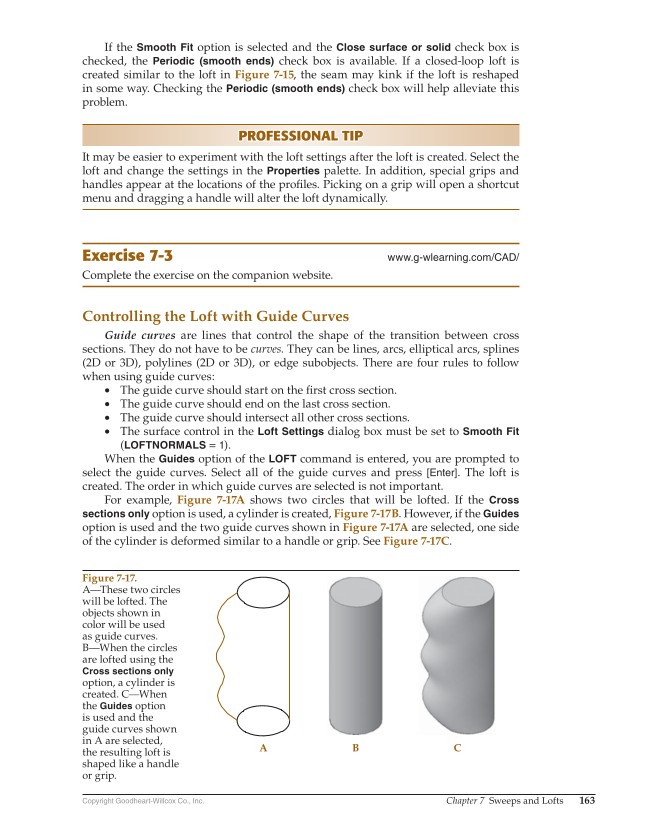 AutoCAD and Its Applications—Comprehensive 2020, 27th Edition page 163