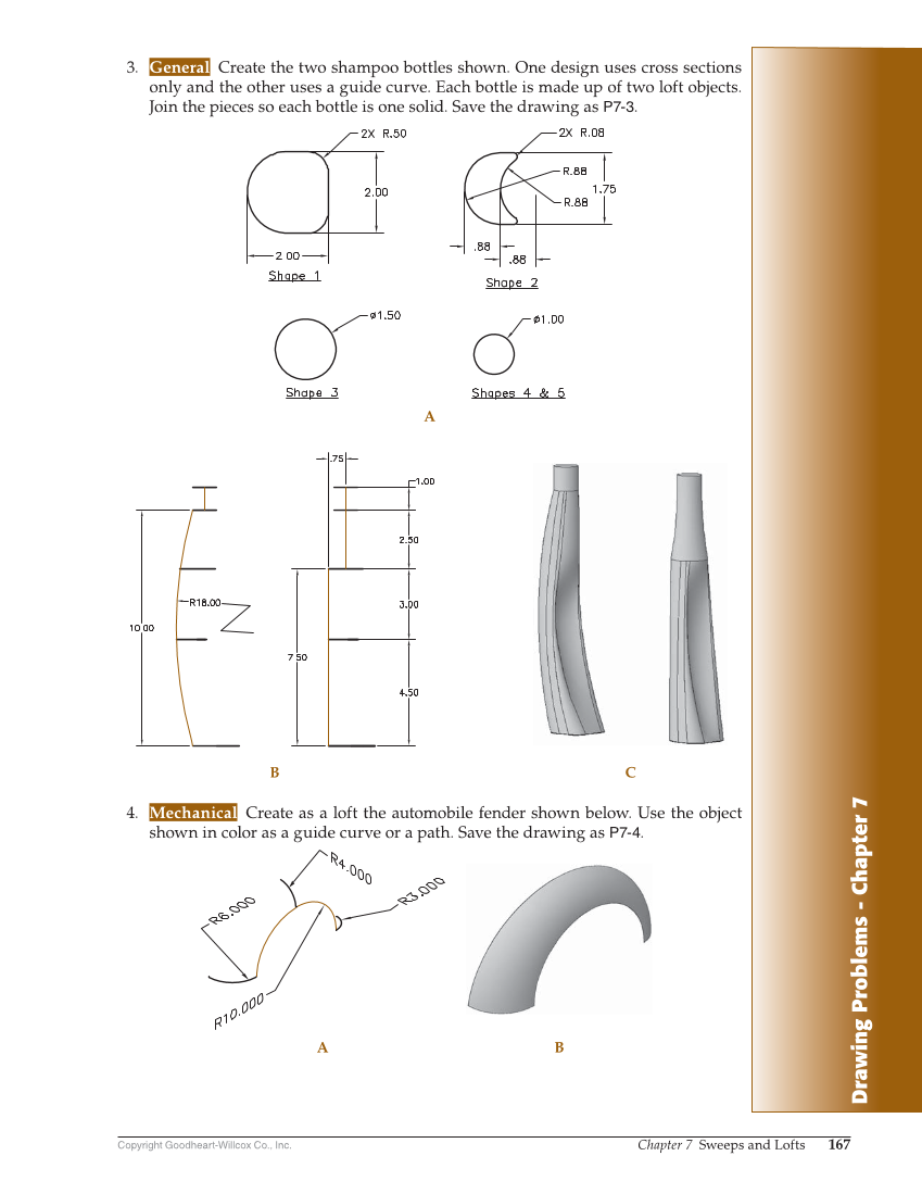 AutoCAD and Its Applications—Comprehensive 2020, 27th Edition page 167