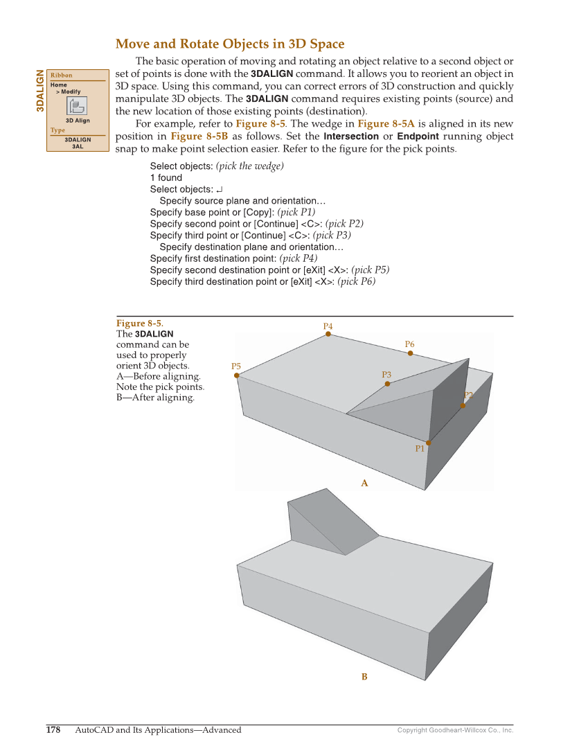 AutoCAD and Its Applications—Comprehensive 2020, 27th Edition page 178