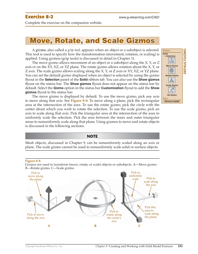AutoCAD and Its Applications—Comprehensive 2020, 27th Edition page 181