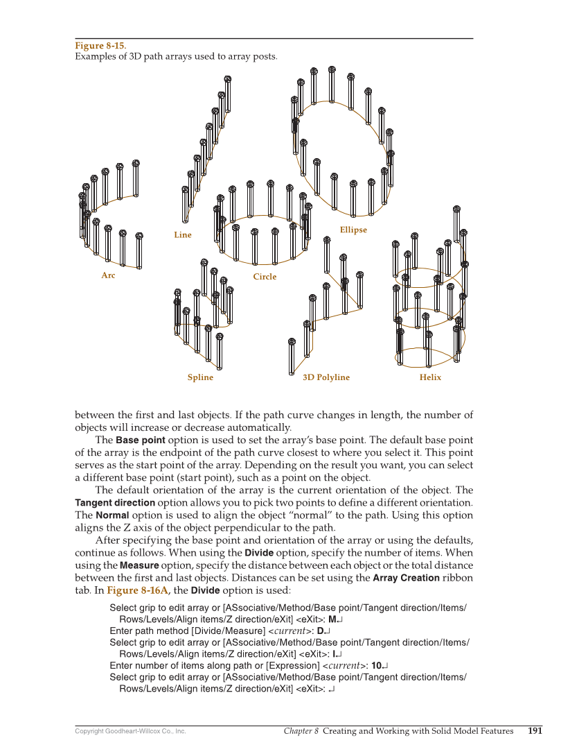 AutoCAD and Its Applications—Comprehensive 2020, 27th Edition page 191