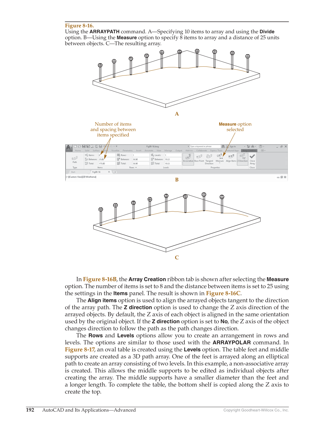 AutoCAD and Its Applications—Comprehensive 2020, 27th Edition page 192