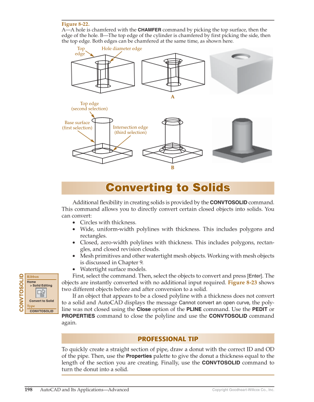 AutoCAD and Its Applications—Comprehensive 2020, 27th Edition page 198
