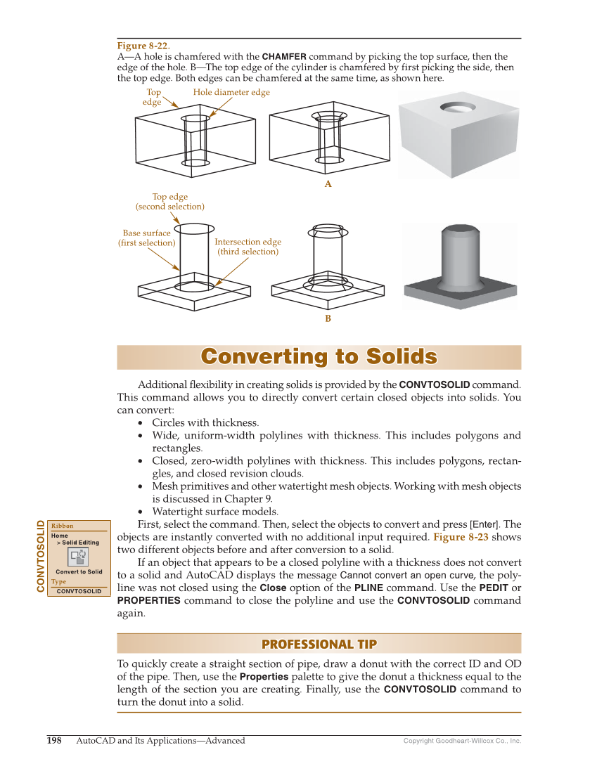 AutoCAD and Its Applications—Comprehensive 2020, 27th Edition page 198