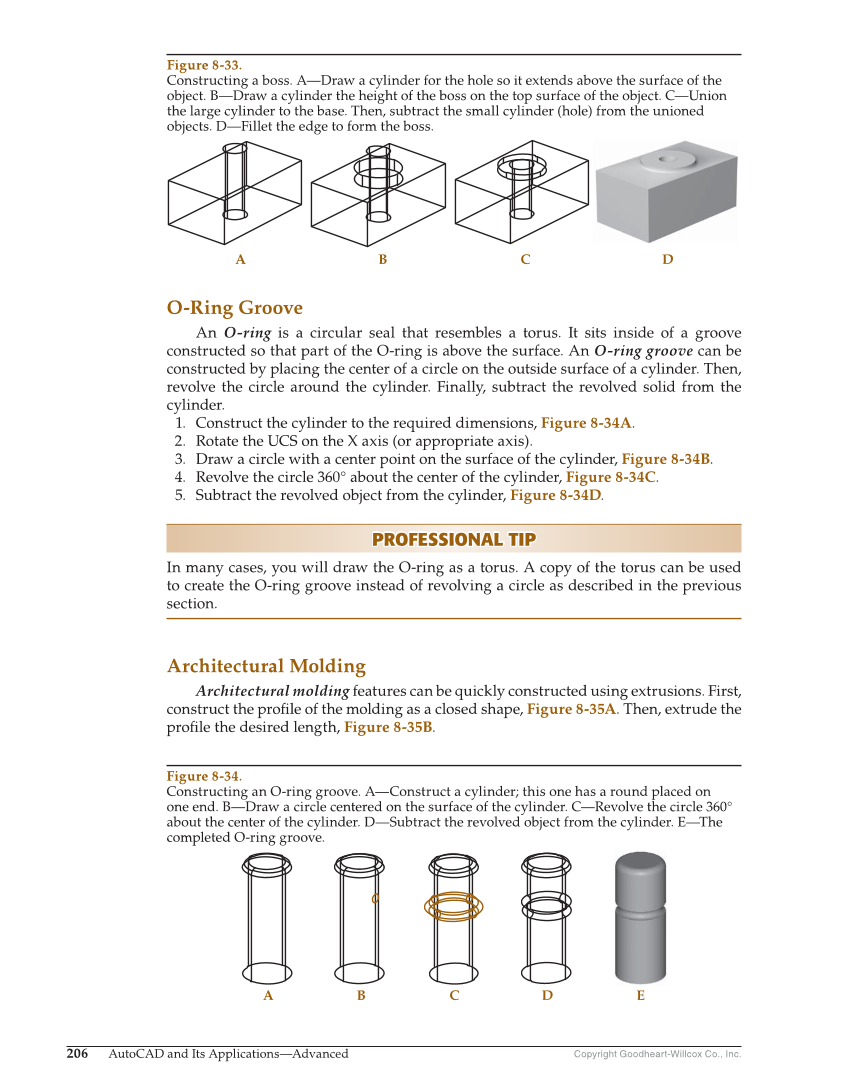 AutoCAD and Its Applications—Comprehensive 2020, 27th Edition page 206