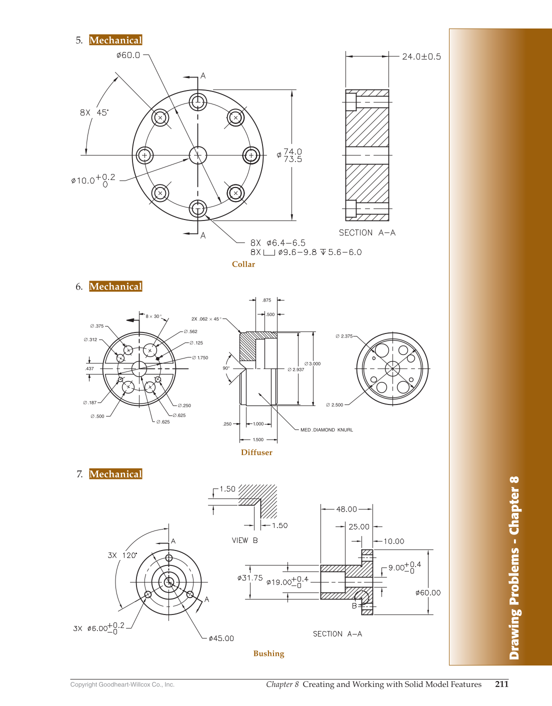 AutoCAD and Its Applications—Comprehensive 2020, 27th Edition page 211