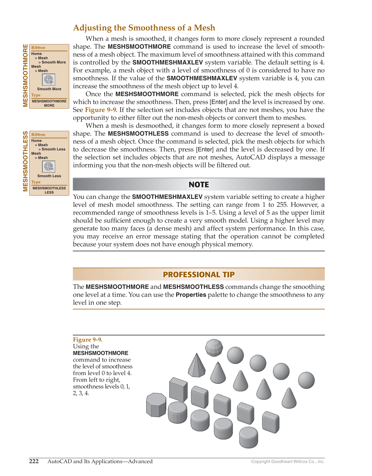 AutoCAD and Its Applications—Comprehensive 2020, 27th Edition page 222