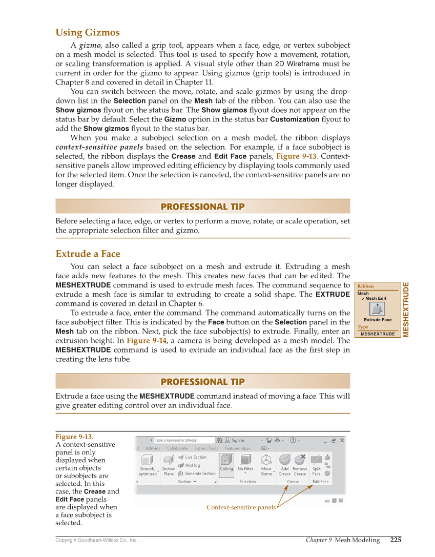 AutoCAD and Its Applications—Comprehensive 2020, 27th Edition page 225