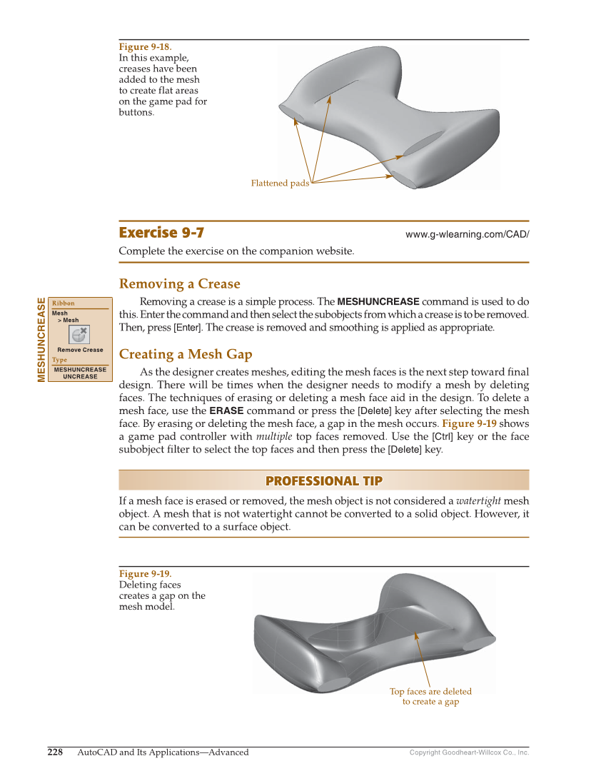 AutoCAD and Its Applications—Comprehensive 2020, 27th Edition page 228