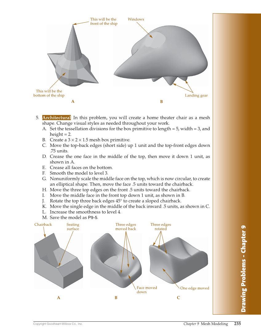AutoCAD and Its Applications—Comprehensive 2020, 27th Edition page 235