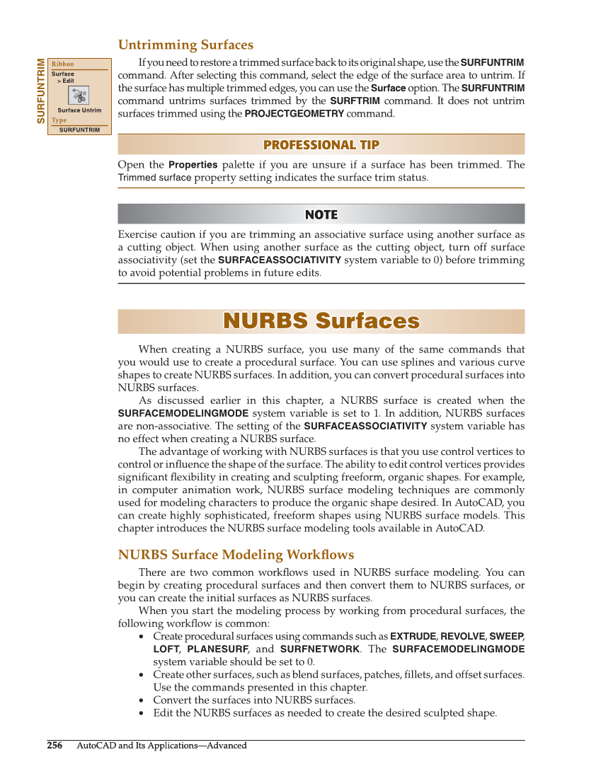 AutoCAD and Its Applications—Comprehensive 2020, 27th Edition page 256