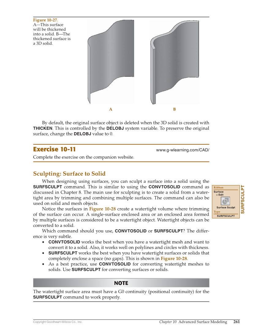 AutoCAD and Its Applications—Comprehensive 2020, 27th Edition page 261