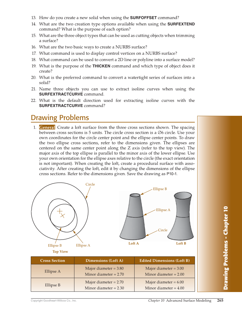 AutoCAD and Its Applications—Comprehensive 2020, 27th Edition page 265