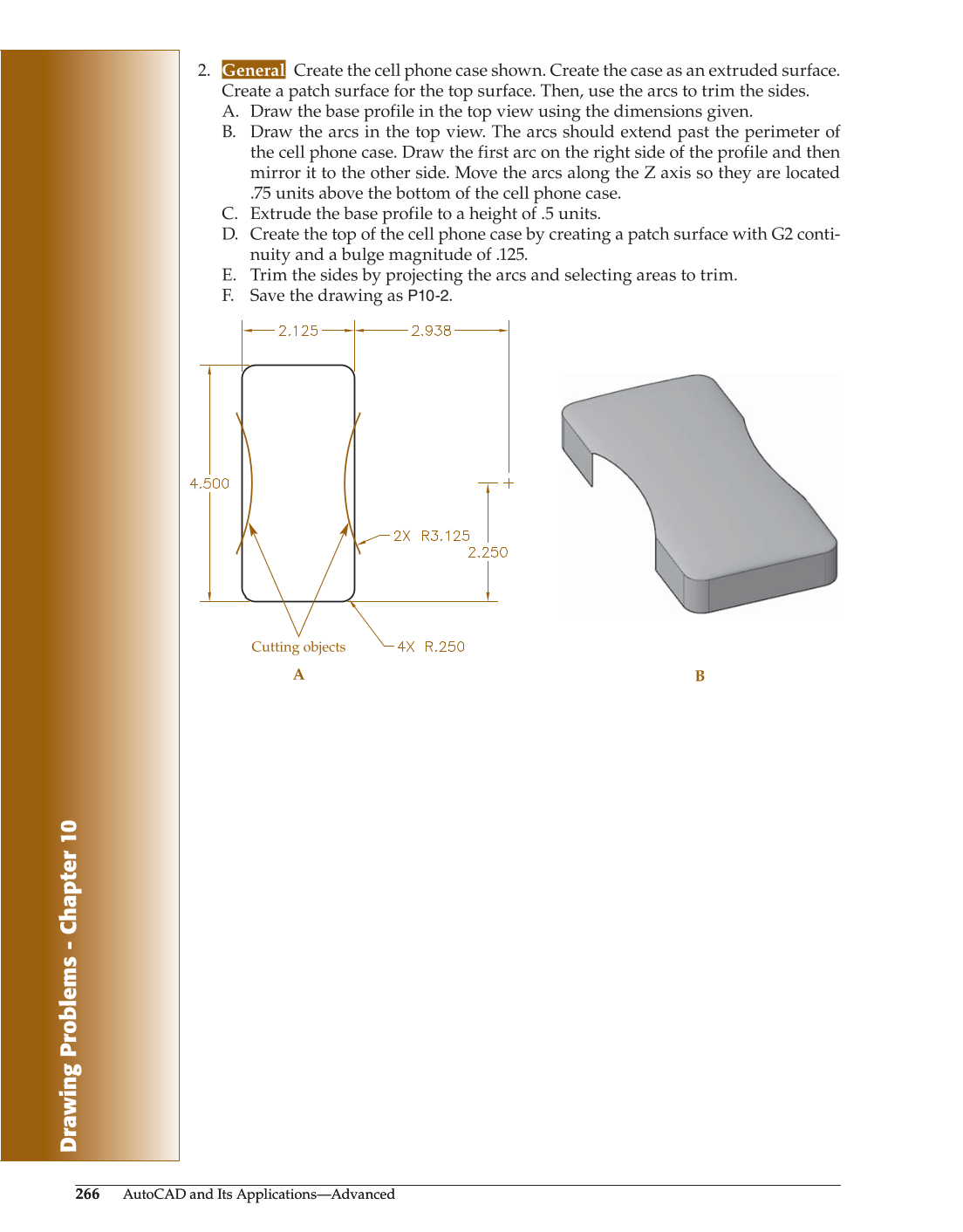 AutoCAD and Its Applications—Comprehensive 2020, 27th Edition page 266