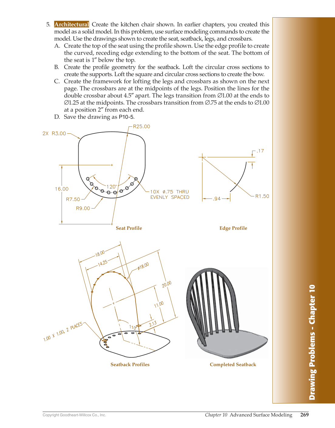 AutoCAD and Its Applications—Comprehensive 2020, 27th Edition page 269