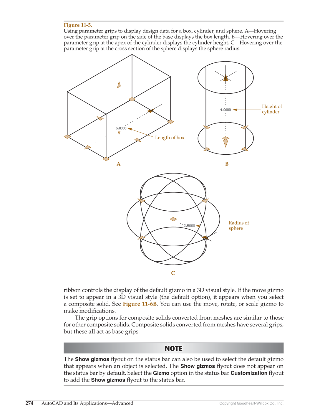 AutoCAD and Its Applications—Comprehensive 2020, 27th Edition page 274