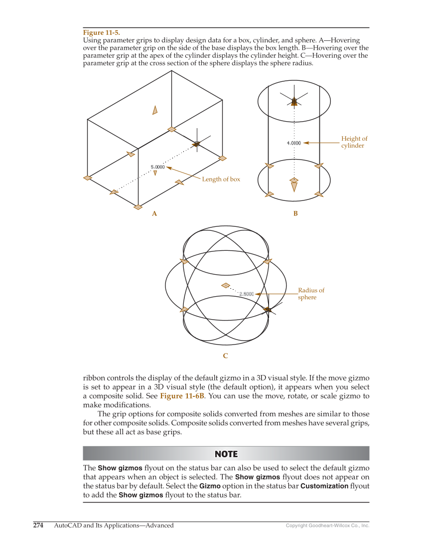 AutoCAD and Its Applications—Comprehensive 2020, 27th Edition page 274