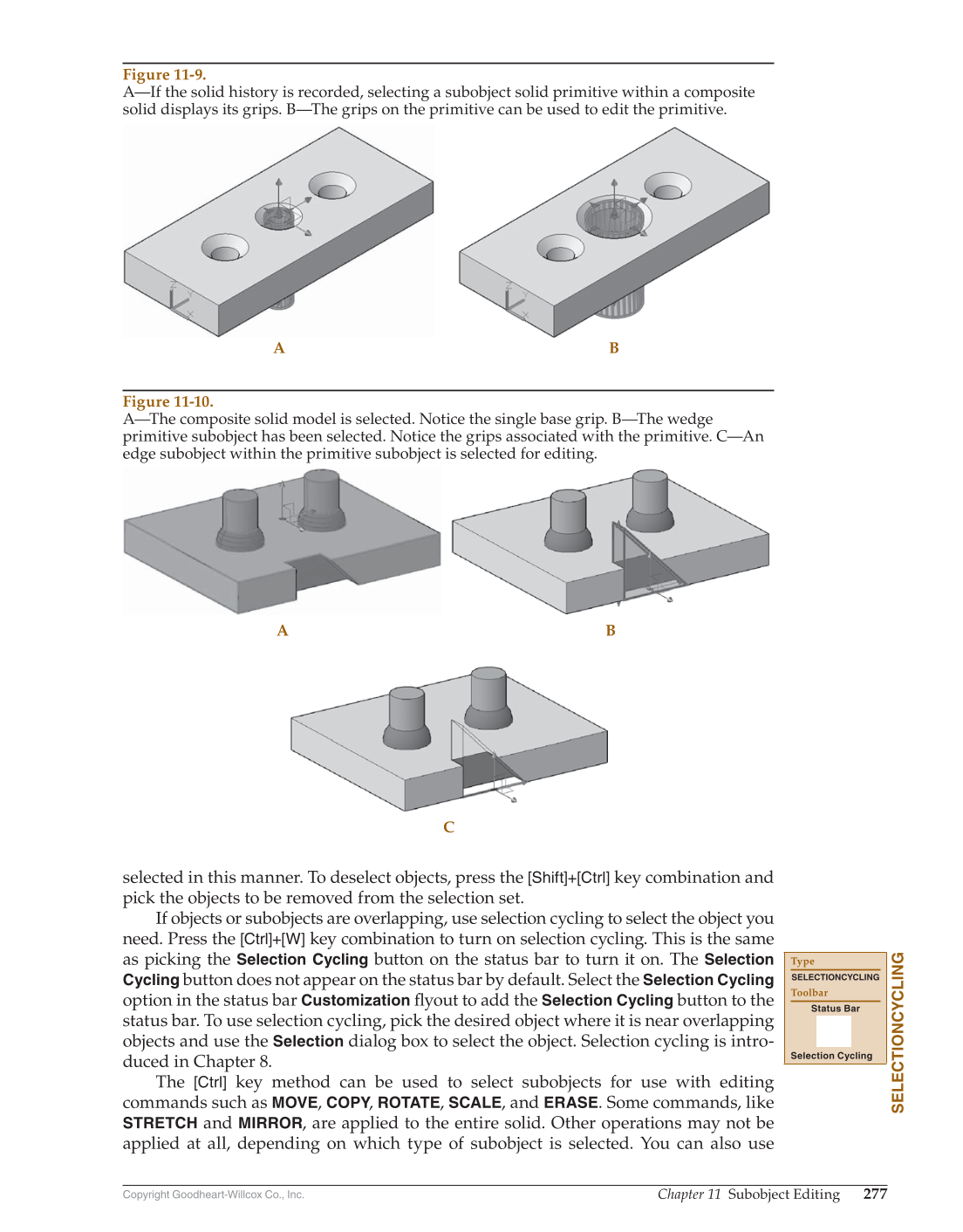 AutoCAD and Its Applications—Comprehensive 2020, 27th Edition page 277