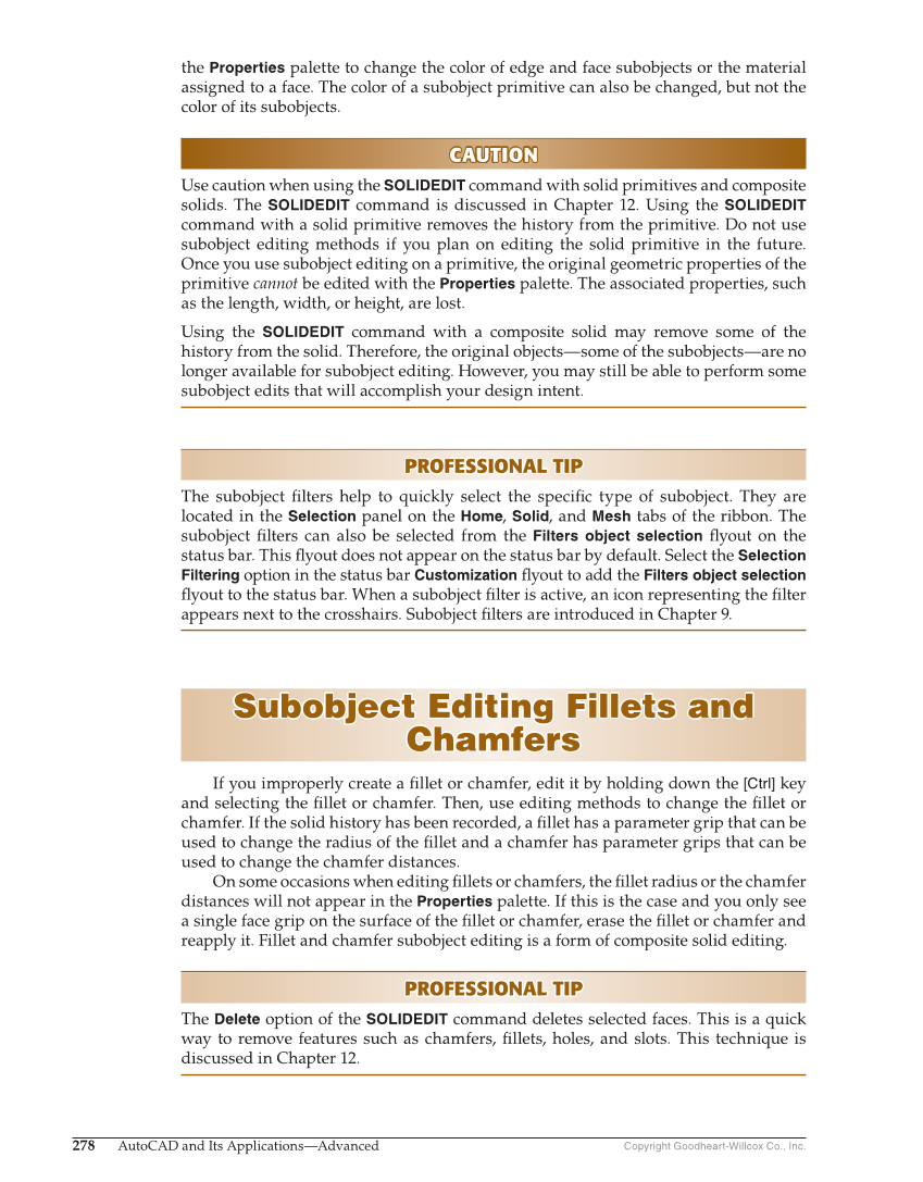 AutoCAD and Its Applications—Comprehensive 2020, 27th Edition page 278