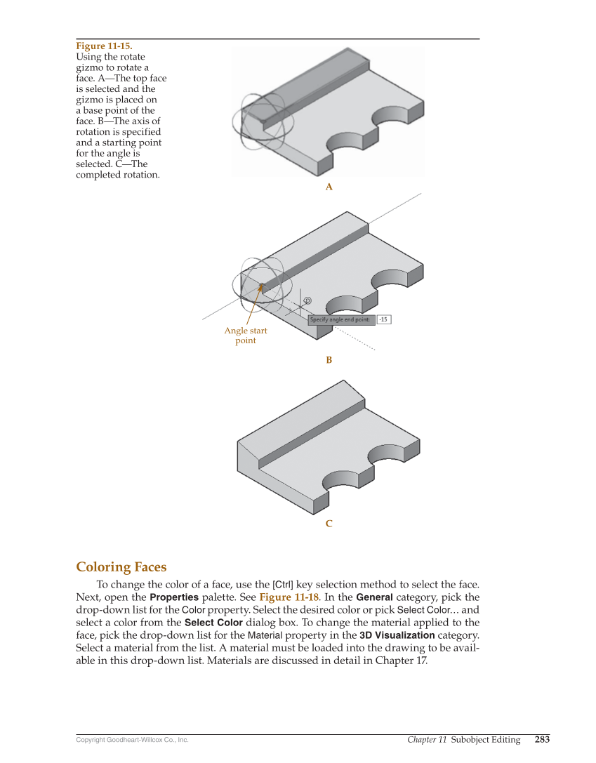 AutoCAD and Its Applications—Comprehensive 2020, 27th Edition page 283