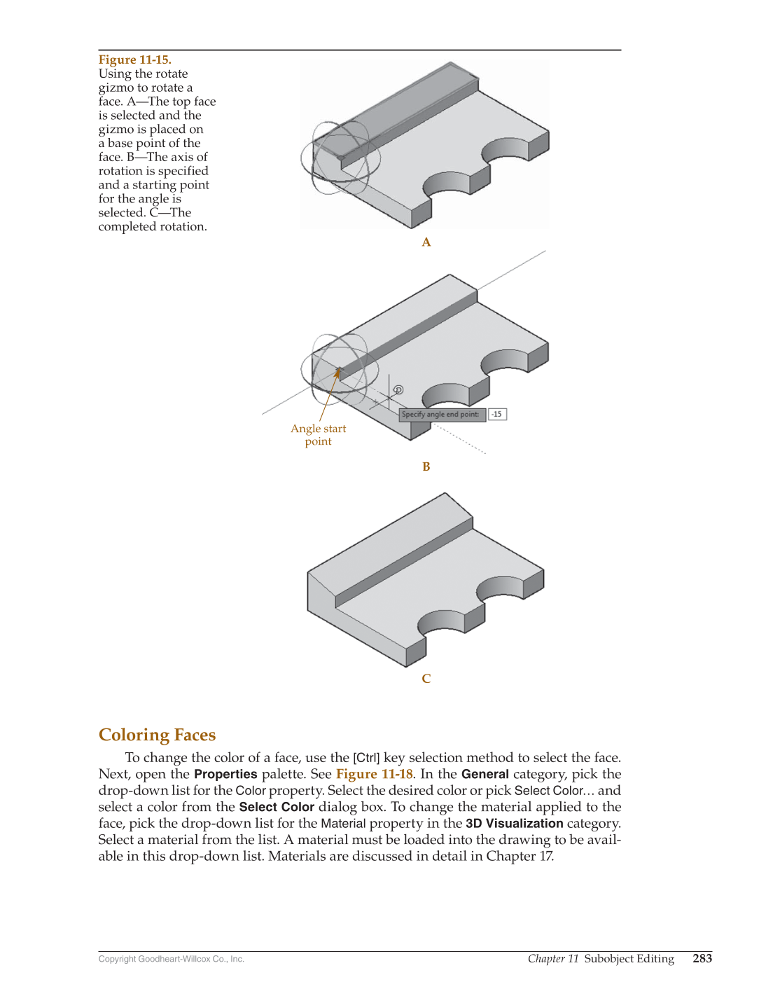 AutoCAD and Its Applications—Comprehensive 2020, 27th Edition page 283