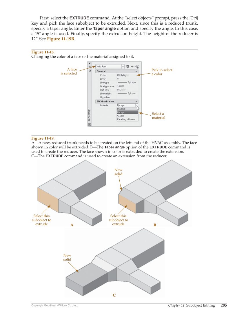 AutoCAD and Its Applications—Comprehensive 2020, 27th Edition page 285
