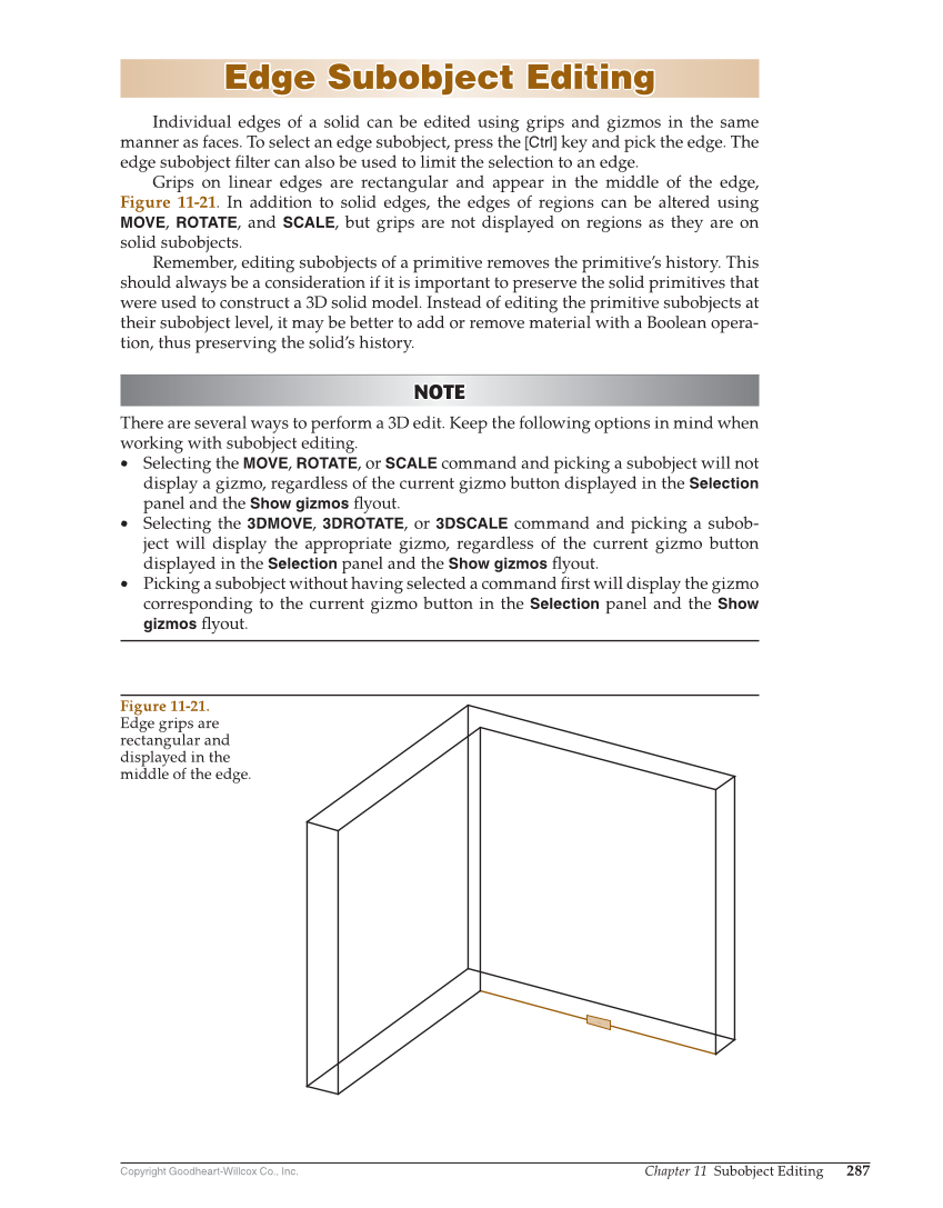 AutoCAD and Its Applications—Comprehensive 2020, 27th Edition page 287